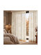 Kraft World Перде с перделък в цвят екрю 270x270 см.