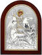 Silver Icon 26x31 Saint George Me60-010