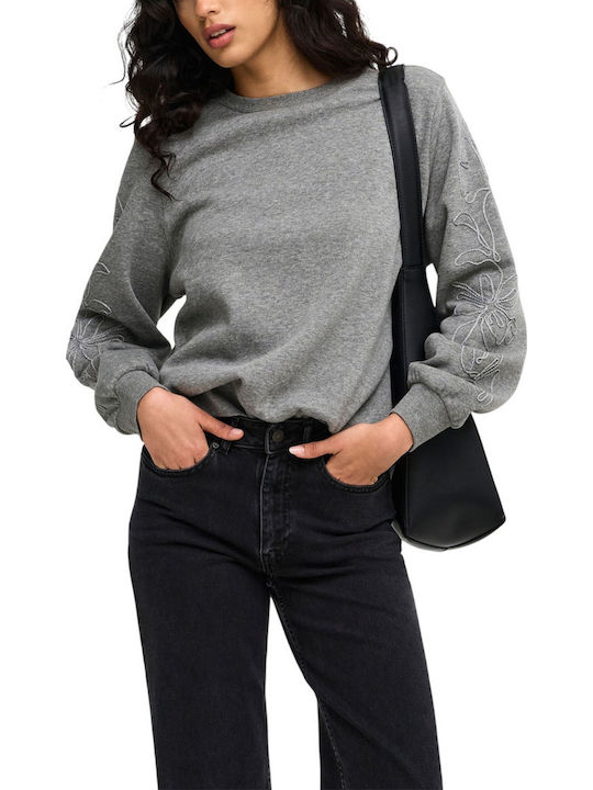 Jdy Damenbluse Medium Grey Melange