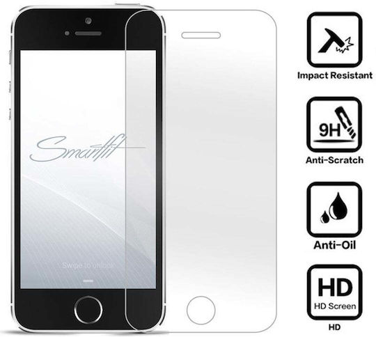 Smartfits Τζάμι Προστασίας Tempered Glass Iphone 5 5s Se