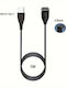 Charging Cable Type C Garmin Fenix Models 7 6 5 As Well As Vivoactive 3 Forerunner 945 935 245 Instinct 2 100cm Black