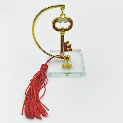 Giannopoulos Tabletop Metal Key Lucky Charm 2027 5x5cm