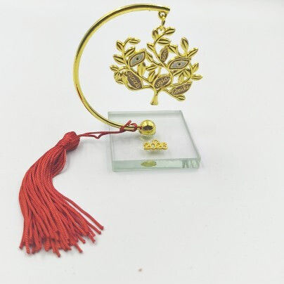Giannopoulos Tabletop 2027 Little Tree Lucky Charm Made of Metal 5x5cm