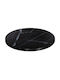 HomeMarkt Blat de masă rotund din aluminiu negru 60x60cm HM6652.03