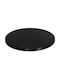 HomeMarkt Blat de Masă Rotund din Aluminiu Negru 70x70cm HM6653.01