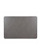 HomeMarkt Rechteckige Tischplatte aus Aluminium in Grau-Marmor 120x80cm HM6656.05