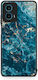 Smartfits Мраморен Син Калъф за Motorola G34 5G