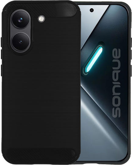 Θήκη Σιλικόνης Sonique Carbon Brushed Xiaomi Poco X8 Pro 5g Μαύρο