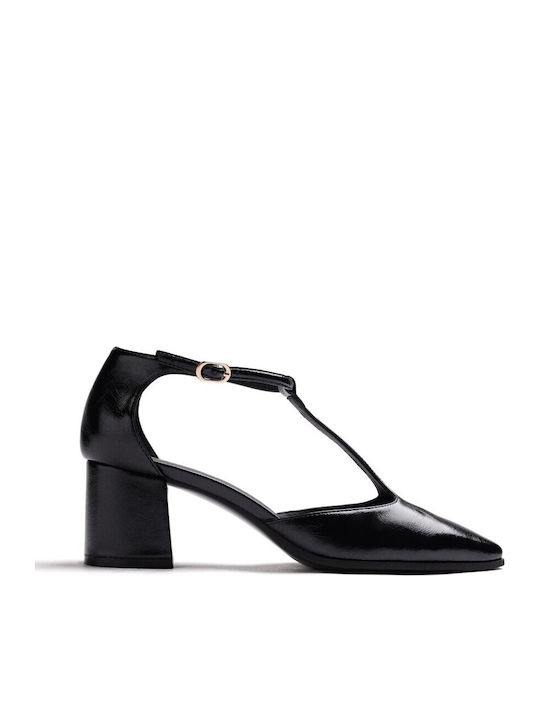 Gioseppo Leather Heels Black