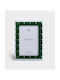 &Klevering Plastic Photo Frame with Blue Frame