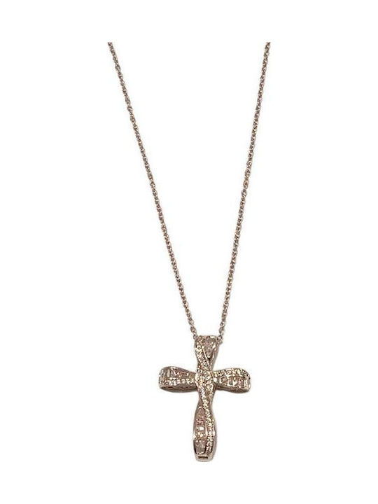 Women's Steel Cross with Chain