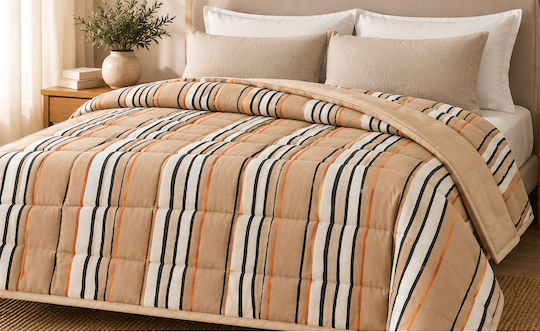 Decotelia Κουβερλί Υπέρδιπλο Μπεζ 220x250cm Decotelia Κουβερλί Υπέρδιπλο Μπεζ 220x250cm