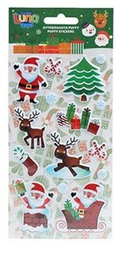 Luna Christmas Puffy Stickers