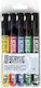 Set mit 5 Acrylmarkern Acrylic Marker Primary Pébéo
