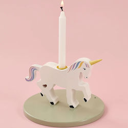 Jabadabado Ξύλινη Βάση Κεράκι Unicorn