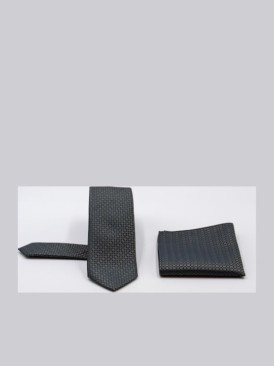 Guy Laroche Set mit Herren-Krawatte mit Muster in Blau