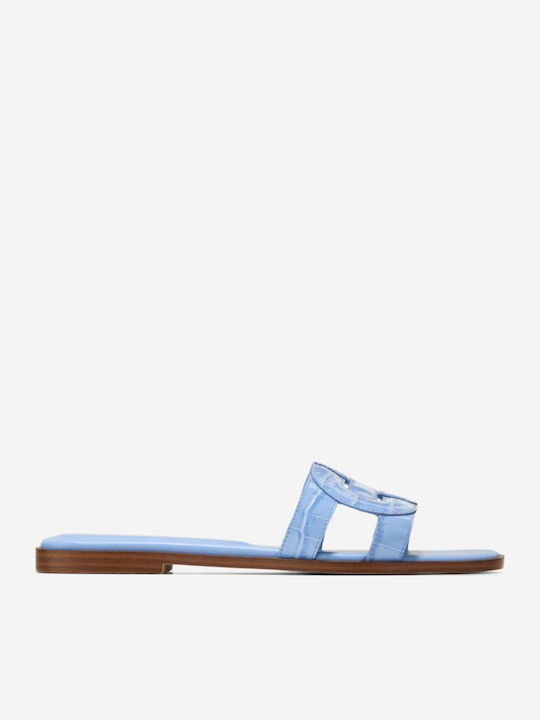 Hydrangea Leather Women's Sandals Beige