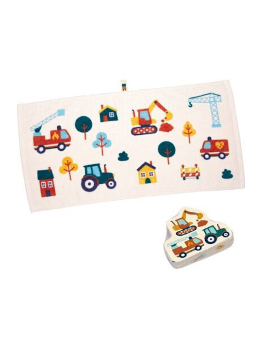 Die Spiegelburg Βρεφική Πετσέτα Προσώπου/Χεριών Εκρου Die Spiegelburg Βρεφική Πετσέτα Προσώπου/Χεριών Εκρου