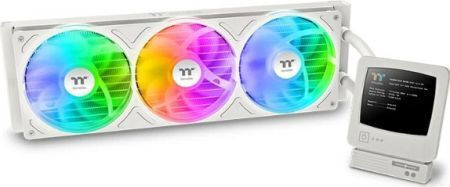 360 Ultra Υδρόψυξη AIO CPU με 3 Ανεμιστήρες 120mm και ARGB Φωτισμό Λευκή