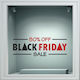 Αυτοκόλλητο Εκπτώσεων - Black Friday - 50cm X 17cm