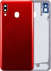 Back Cover Glass Camera Lens Samsung Galaxy A30 A305 2019 Aftermarket Plus Red Back Cover Glass Camera Lens Samsung Galaxy A30 A305 2019 Aftermarket Plus Red