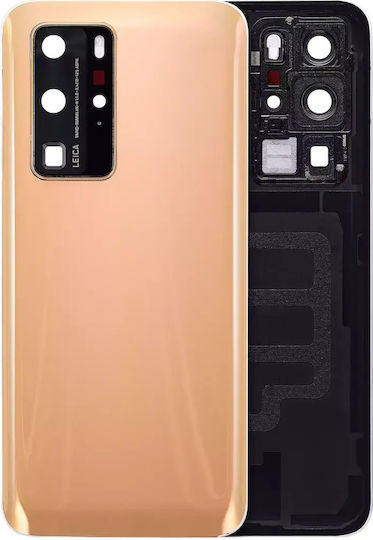 Back Cover Glass Camera Lens Huawei P40 Pro Blush Gold