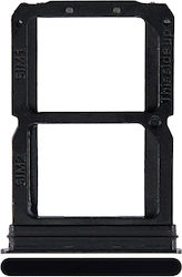 Dual-SIM-Kartenhalter OnePlus 6T A6010 A6013 Mirror Black