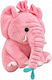 Lean Toys Plush Elephant 26 cm