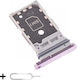 Sim Tray Holder Samsung S23 S911 Dual Sim + Sim Key Included Violet Lavender