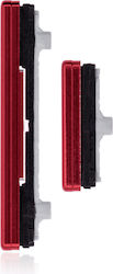 Hardtasten Ein/Aus- und Lautstärketasten Samsung Galaxy Note 10 Plus 5G Aura Rot Hardtasten Ein/Aus- und Lautstärketasten Samsung Galaxy Note 10 Plus 5G Aura Rot