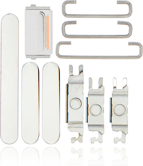 Hard Buttons Power Volume Switch Iphone 12 Pro 12 Pro Max Silver