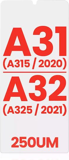 Oca Samsung Galaxy A31 A315 2020 A32 A325 2021 10er-Pack 250 μm