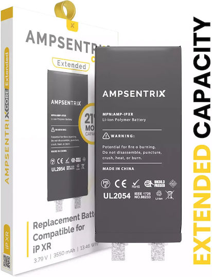 Replacement Battery Iphone Xr Spot Welding Required Ampsentrix Core Extended