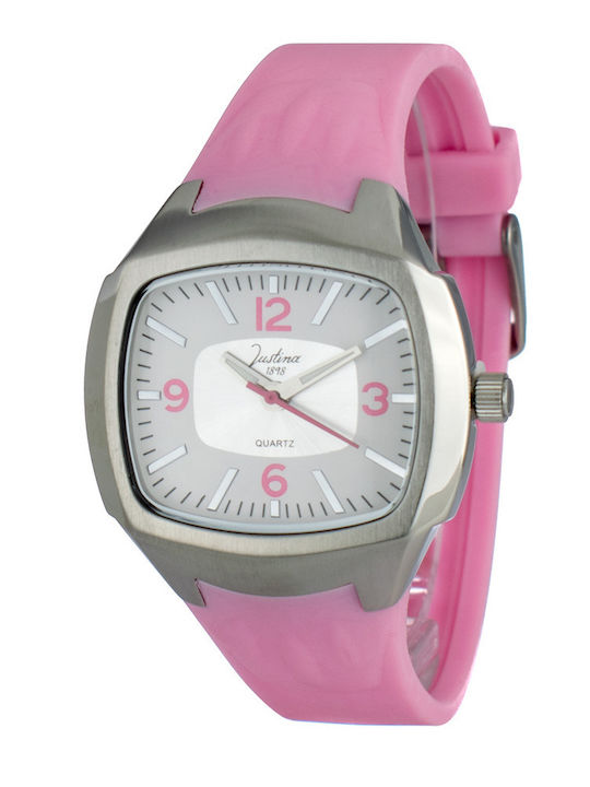 Women's Watch 36mm Battery Powered with Pink Rubber Strap