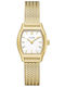 Mini Women's 26mm Battery-Powered Watch with Gold Stainless Steel Bracelet