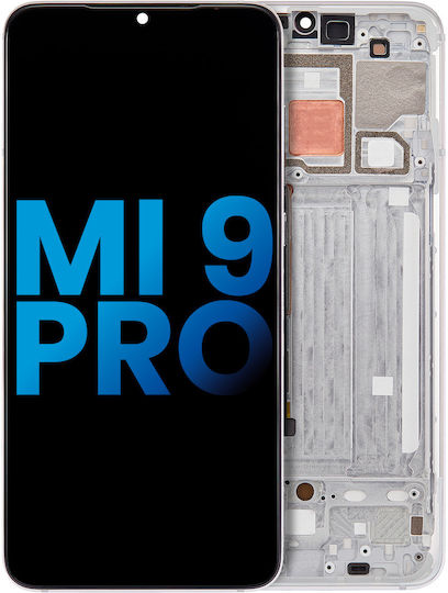 Lcd Assembly Frame Xiaomi Mi 9 Pro Aftermarket Incell Dream White