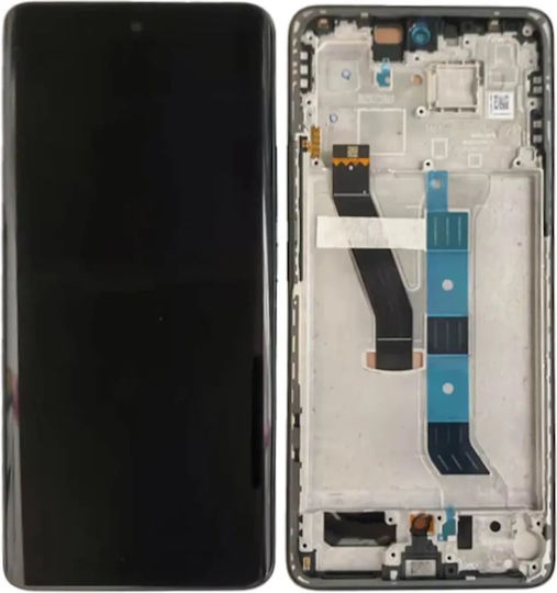Ecran Original cu Ramă Xiaomi Poco M8 Pro 5G Negru 5600090p17p00 Service Pack