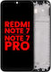Lcd Assembly Frame Xiaomi Redmi Note 7 7 Pro Aftermarket Plus Space Black
