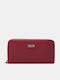 Large Women's Wallet Red