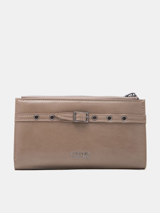 Large Women's Beige Wallet