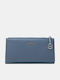 Large Women's Wallet Light Blue