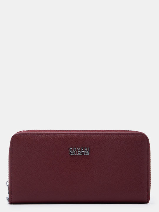 Large Women's Burgundy Wallet