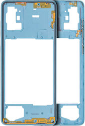 Mittelrahmengehäuse Samsung Galaxy A71 A715 2020 Aftermarket Plus Prism Crush Blau Mittelrahmengehäuse Samsung Galaxy A71 A715 2020 Aftermarket Plus Prism Crush Blau