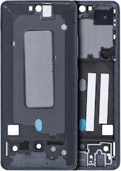 Средна рамка Корпус за Samsung Galaxy A51 5G A516 2020 Не Verizon 5G UW Prism Cube Черен