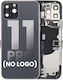 Rückgehäuse mit vorinstallierten Kleinteilen iPhone 11 Pro ohne Logo Aftermarket Plus Space Gray