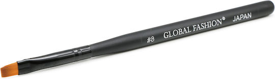 Global Fashion Gel Brush Straight #8 Japan