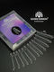 Global Fashion Plastic Nail Forms Markings Square 120 Pcs No 3