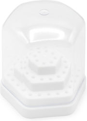 Global Fashion Bit Holder Stand White L-116 Holds 48 Bits