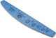 Global Fashion Nail File Ruler 150/150 Blue