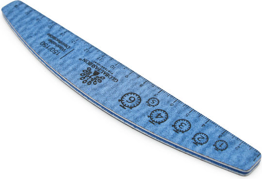 Global Fashion Nail File Ruler 150/150 Blue